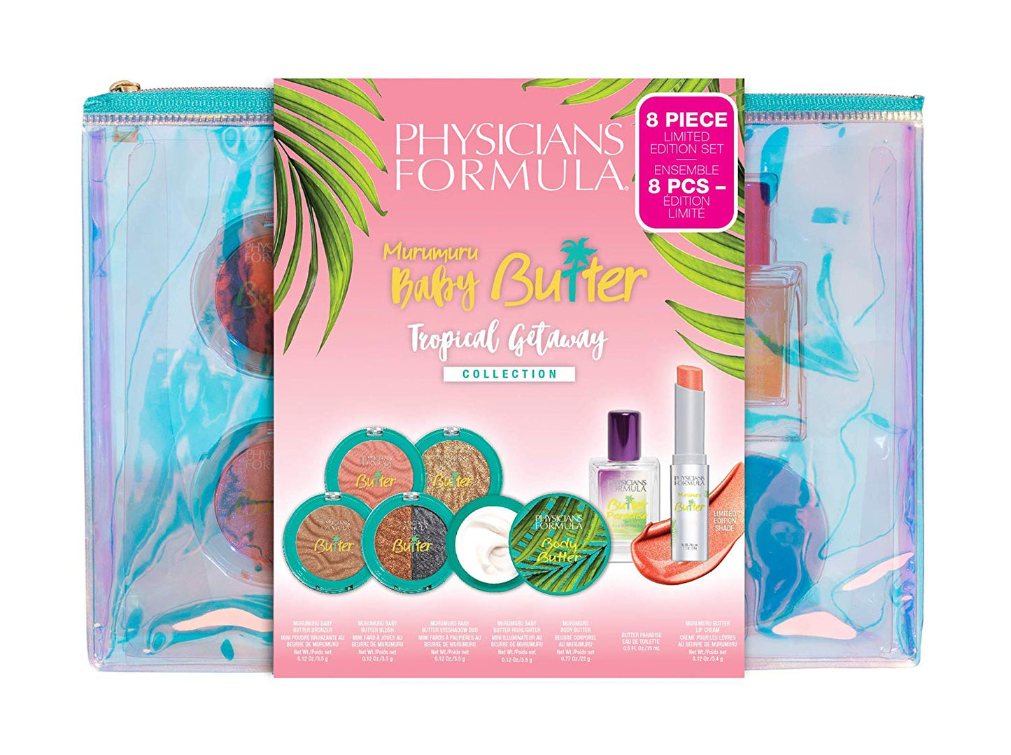 Physicians Formula Murumuru Baby Butter Tropical Getaway Collection Gift Set (2 fl. oz.)