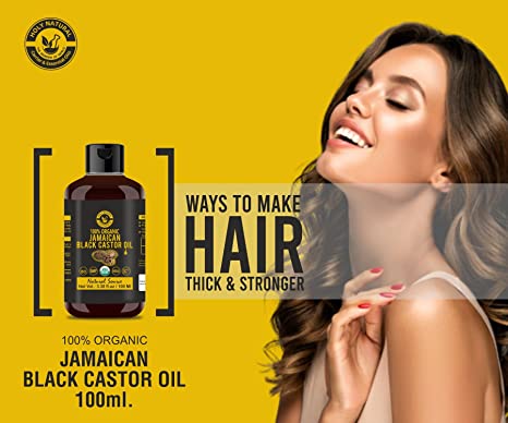Holy Natural Jamaican Black Castor Oil 100% Organic USDA Certified (1 Count)
