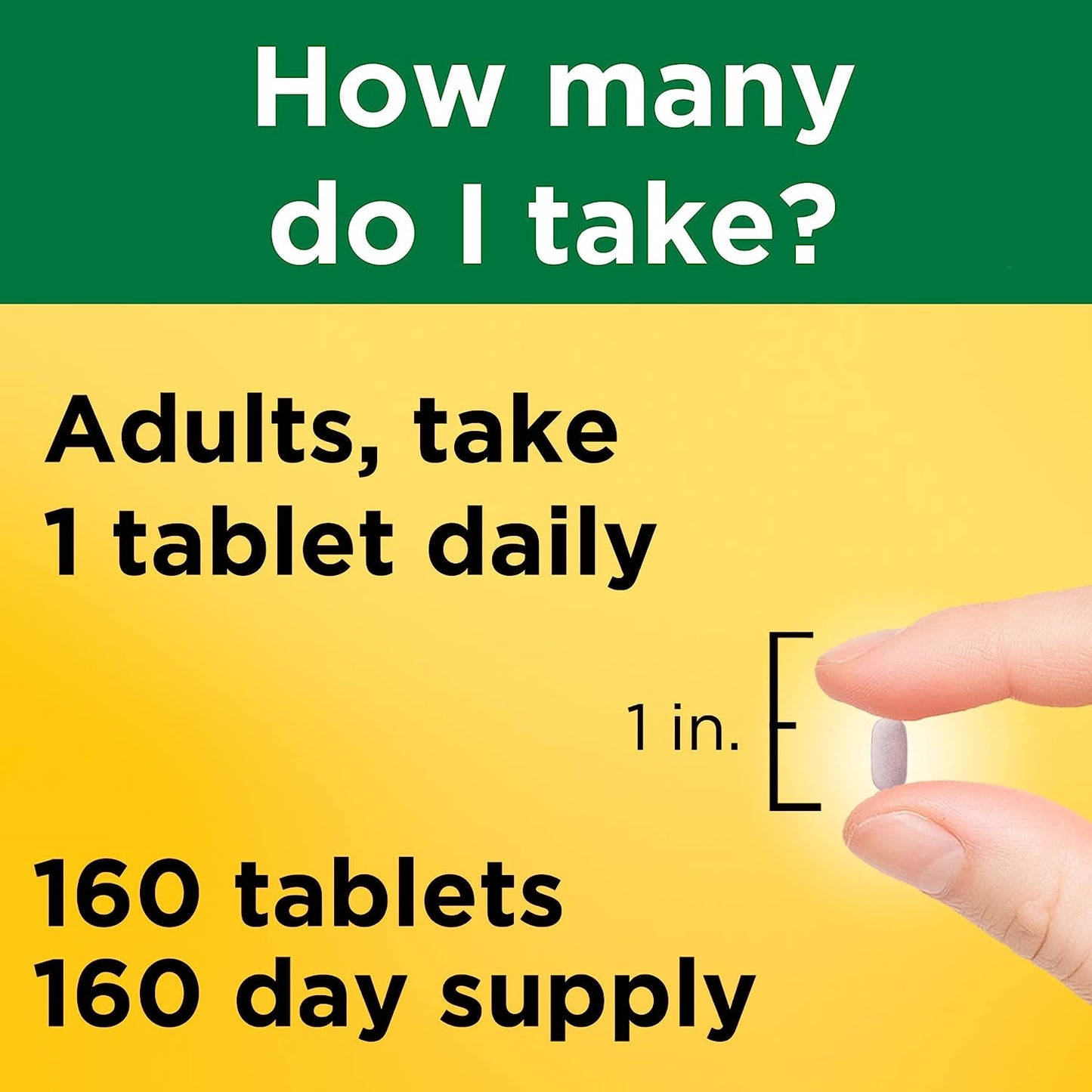 Nature Made Vitamin B12 1000 mcg. Timed Release Tablets Value Size 160 Ct