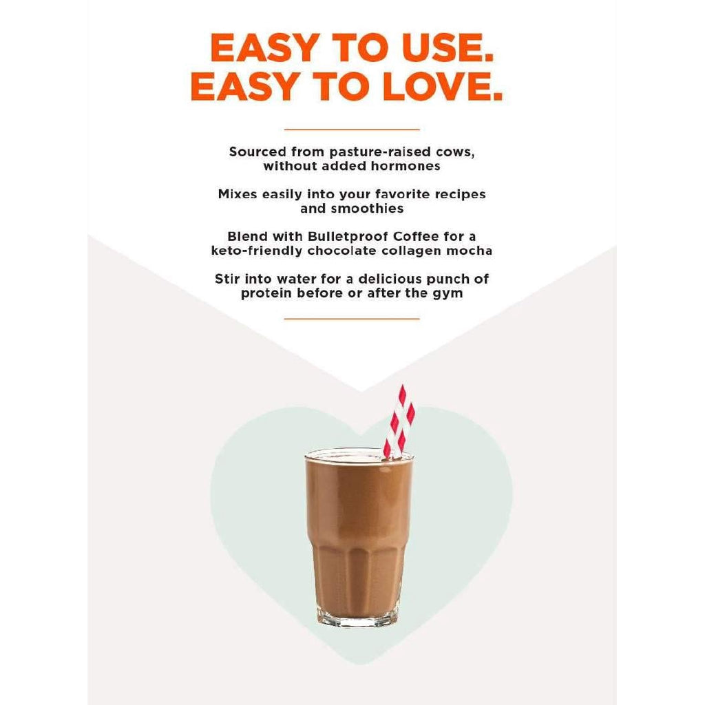 Bulletproof Collagen Protein Powder Chocolate Flavor  (17.6 Ounces)