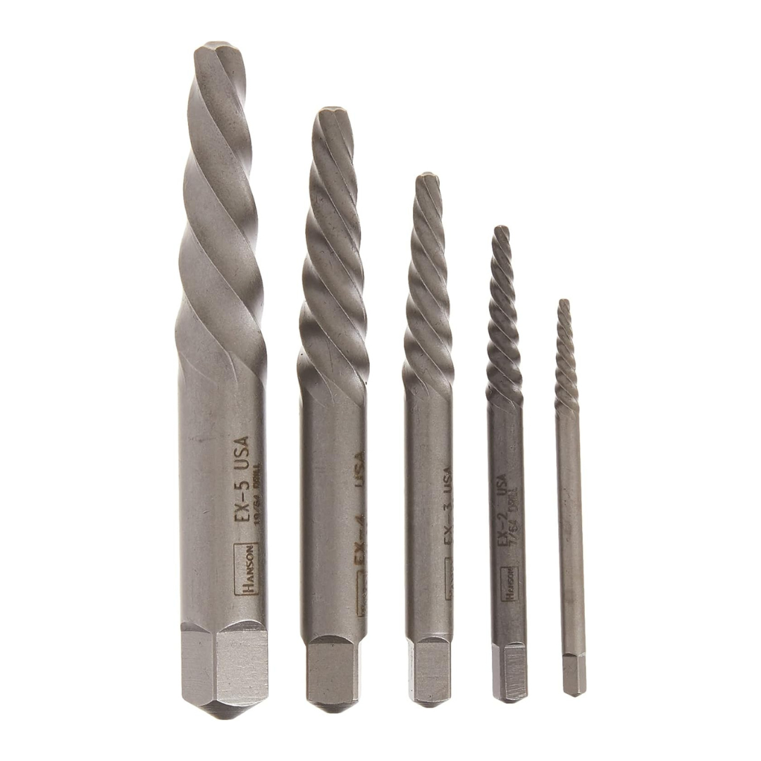 Irwin Hanson Spiral Screws Extractor Set (5 Piece)