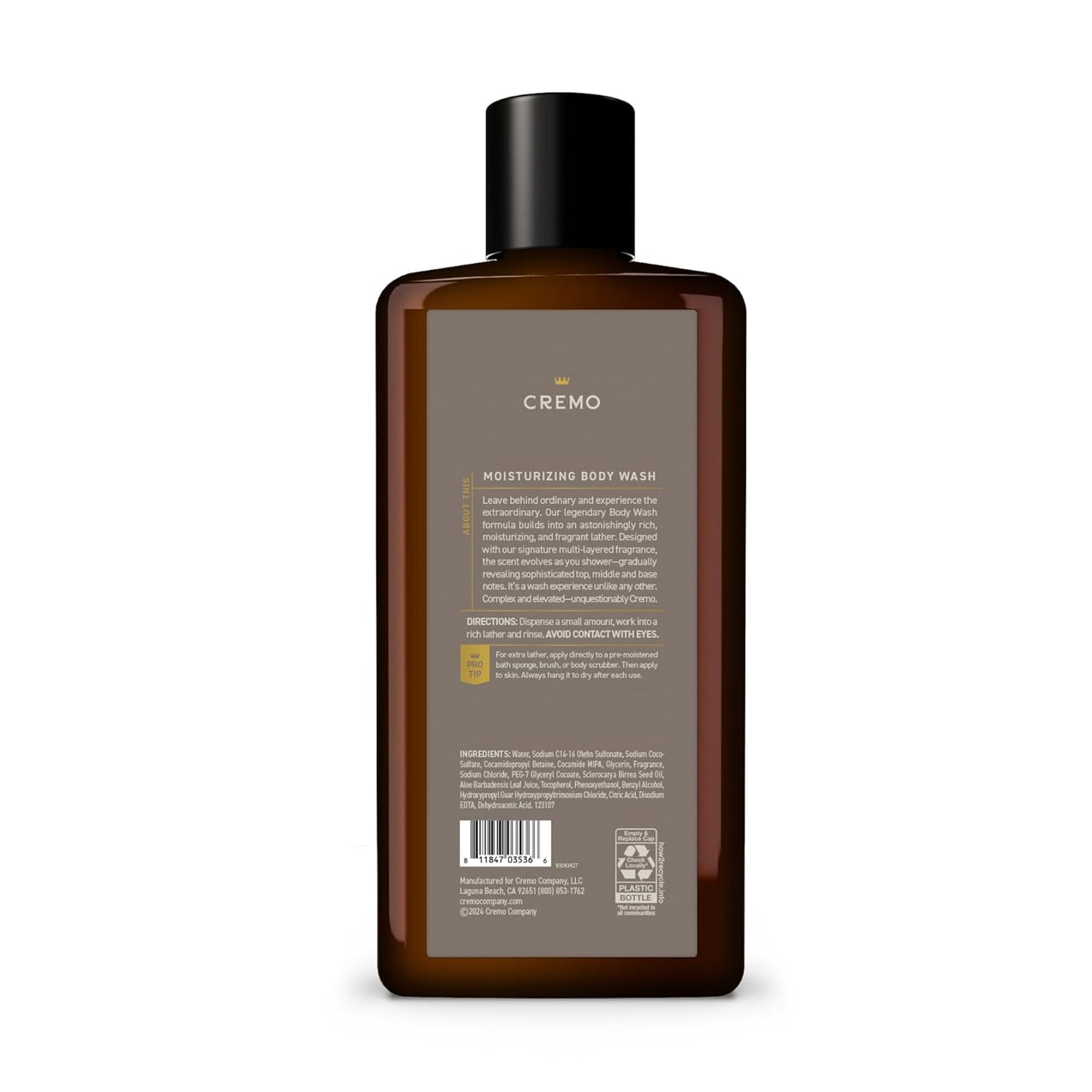 Cremo Body Wash Men 473 ml / 16 fl. oz