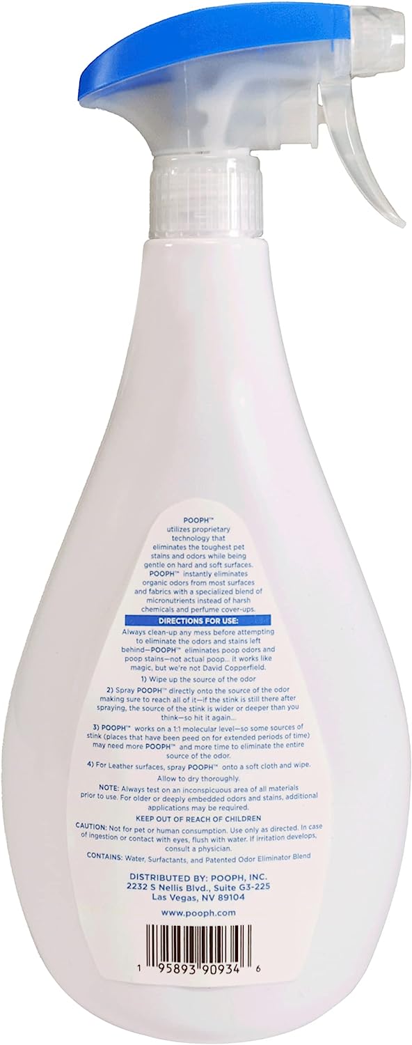 Pooph Pet Odor Eliminator and Stain Eliminator 32 fl. oz / 946ML