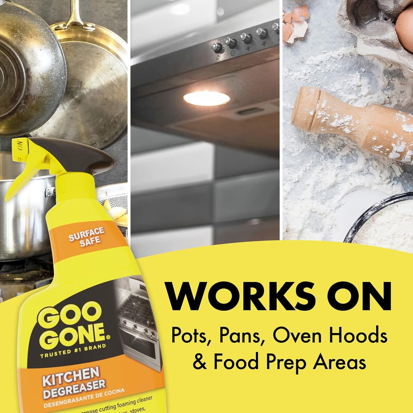Goo Gone Kitchen Degreaser Citrus Power 14 fl oz / 414ml