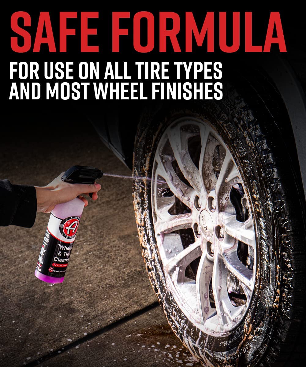 Adams Wheel & Tire Cleaner All In One Formula Professional All In One Tire & Wheel Cleaner Use  - 473ml