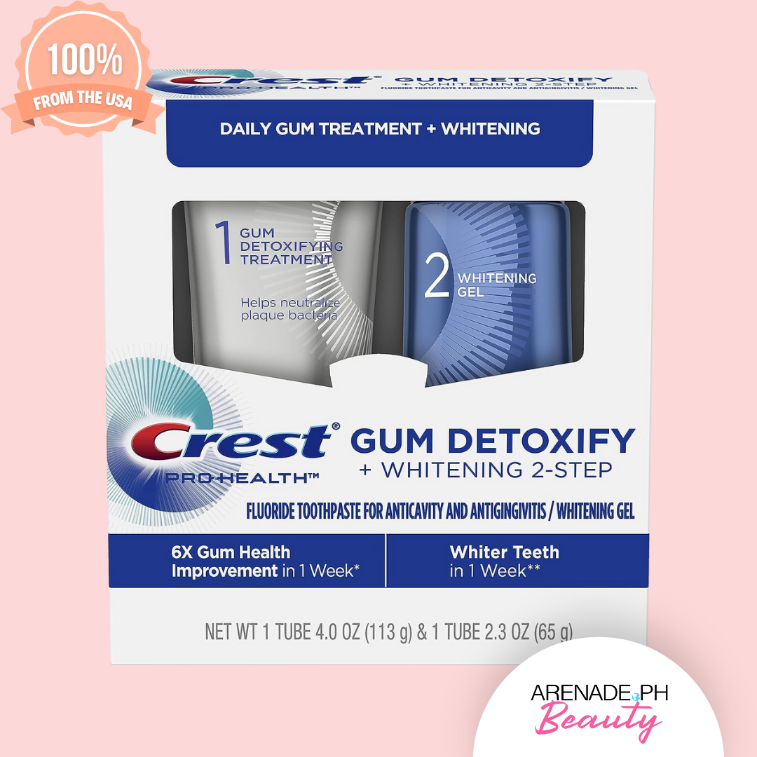 Crest Pro Health Gum Detoxify + Whitening Teeth (1 Tube 4.0oz/113g)(1 Tube 2.3oz/65g)