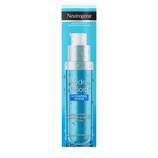 Neutrogena Hydro Boost Hydrating Hyaluronic Acid Face Serum, 1.0 fl.oz - NO BOX