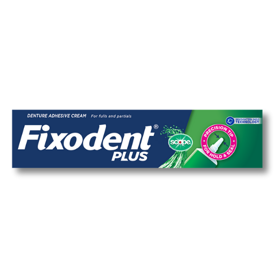 Fixodent Plus Scope Precision Hold & Seal Adhesive Cream, 2 oz. / 57g (PACKAGING MAY VARY)