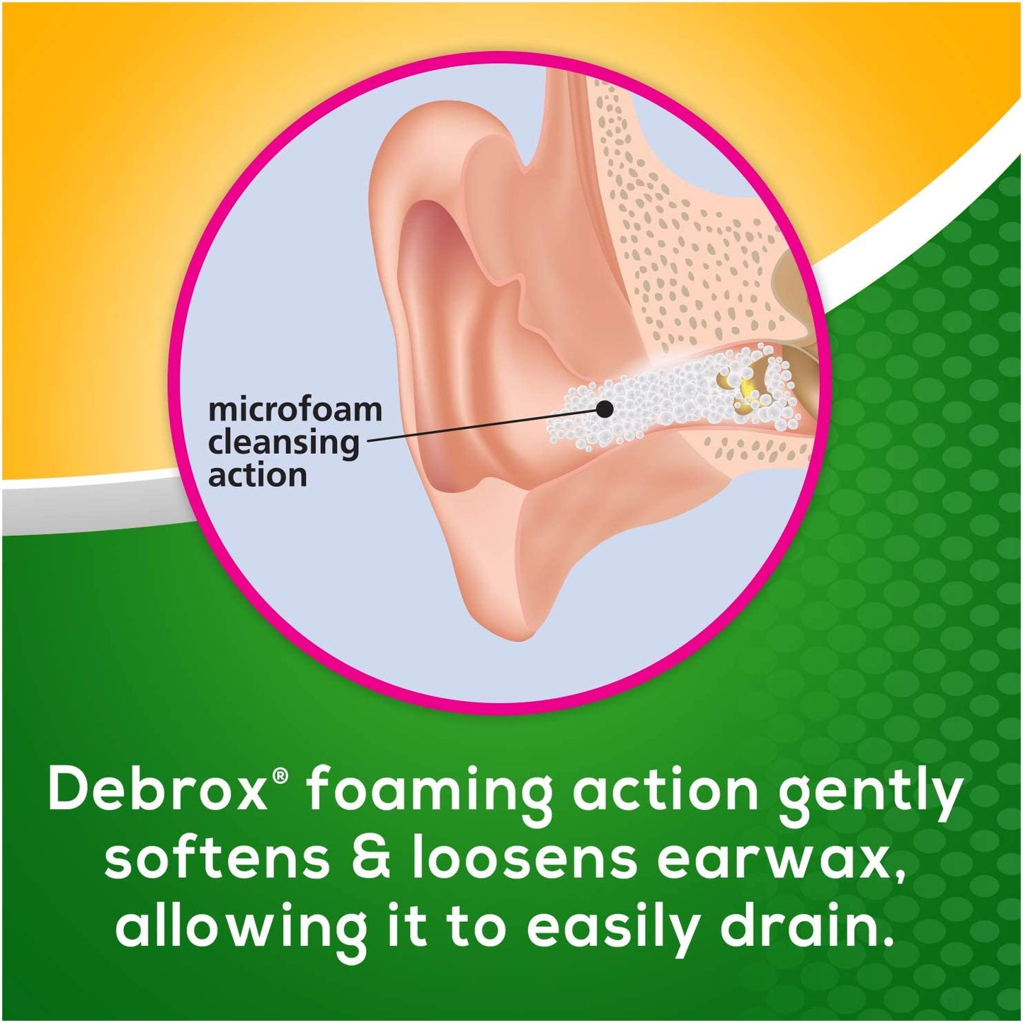 Debrox Earwax Removal Kit With Soft Rubber Bulb Ear Syringe And Drops 0.5 Fl Oz (15ml)