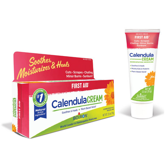Boiron Calendula First Aid Cream, Soothes, Heals, Moisturize & Protects, (2.5 oz. / 70g) (PACKAGING MAY VARY)