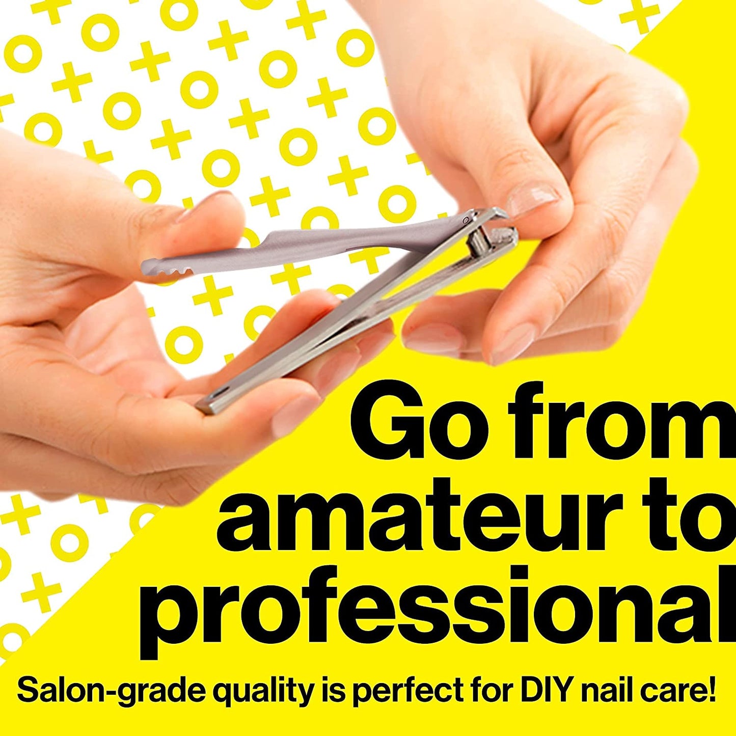 Harperton Fingernail + Toenail Clipper Set Curved + Straight Clippers 69mm & 78mm (HAR-003-ST)