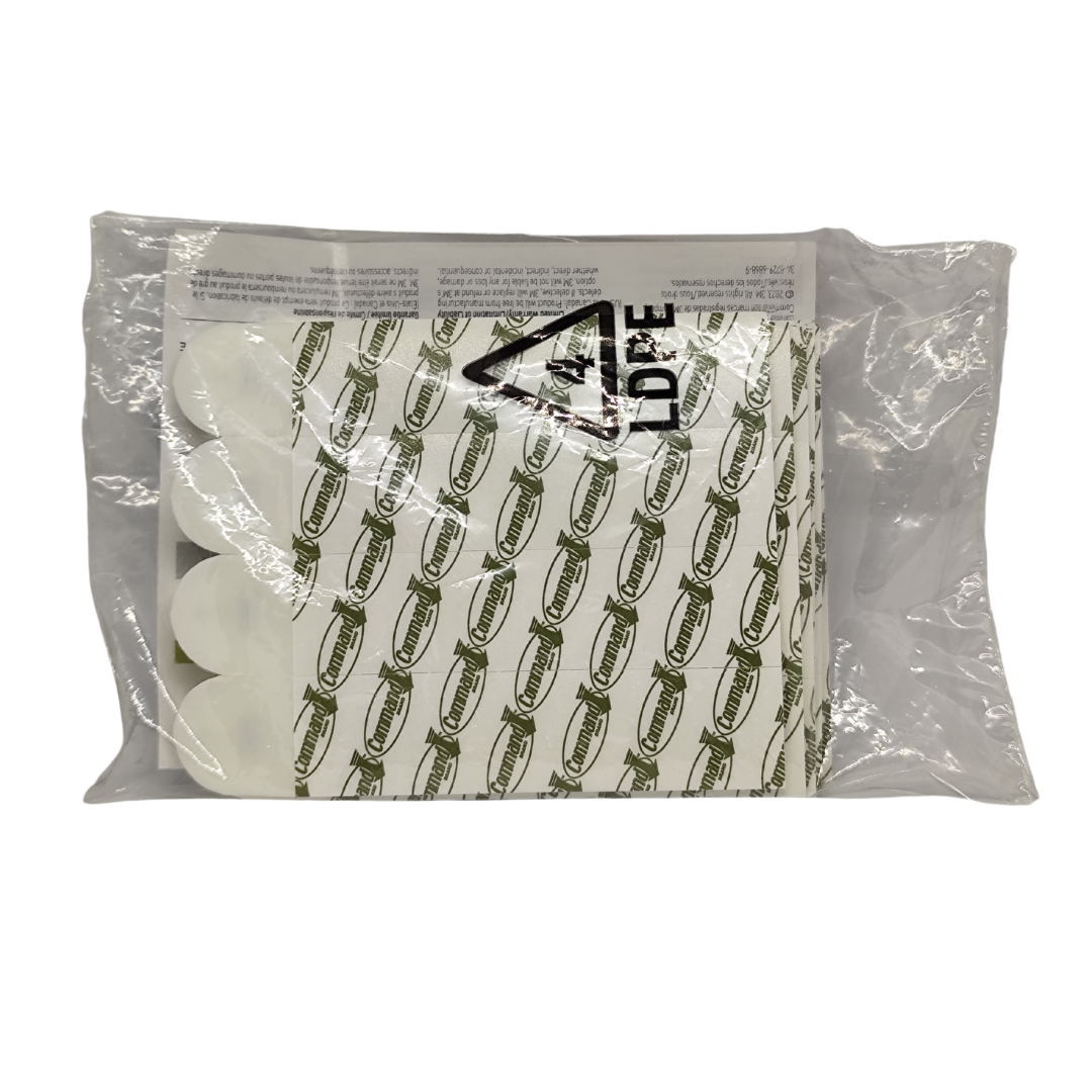 3M Command Damage-Free Wall Picture White Hanging Strips Up to 20 lbs., 32 Strips
