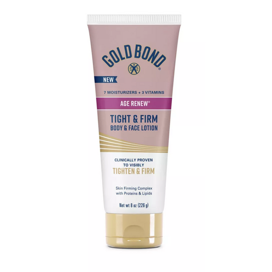 Gold Bond 7 Moisturizers + 3 Vitamins Body & Face Lotion, 8 oz / 226 g