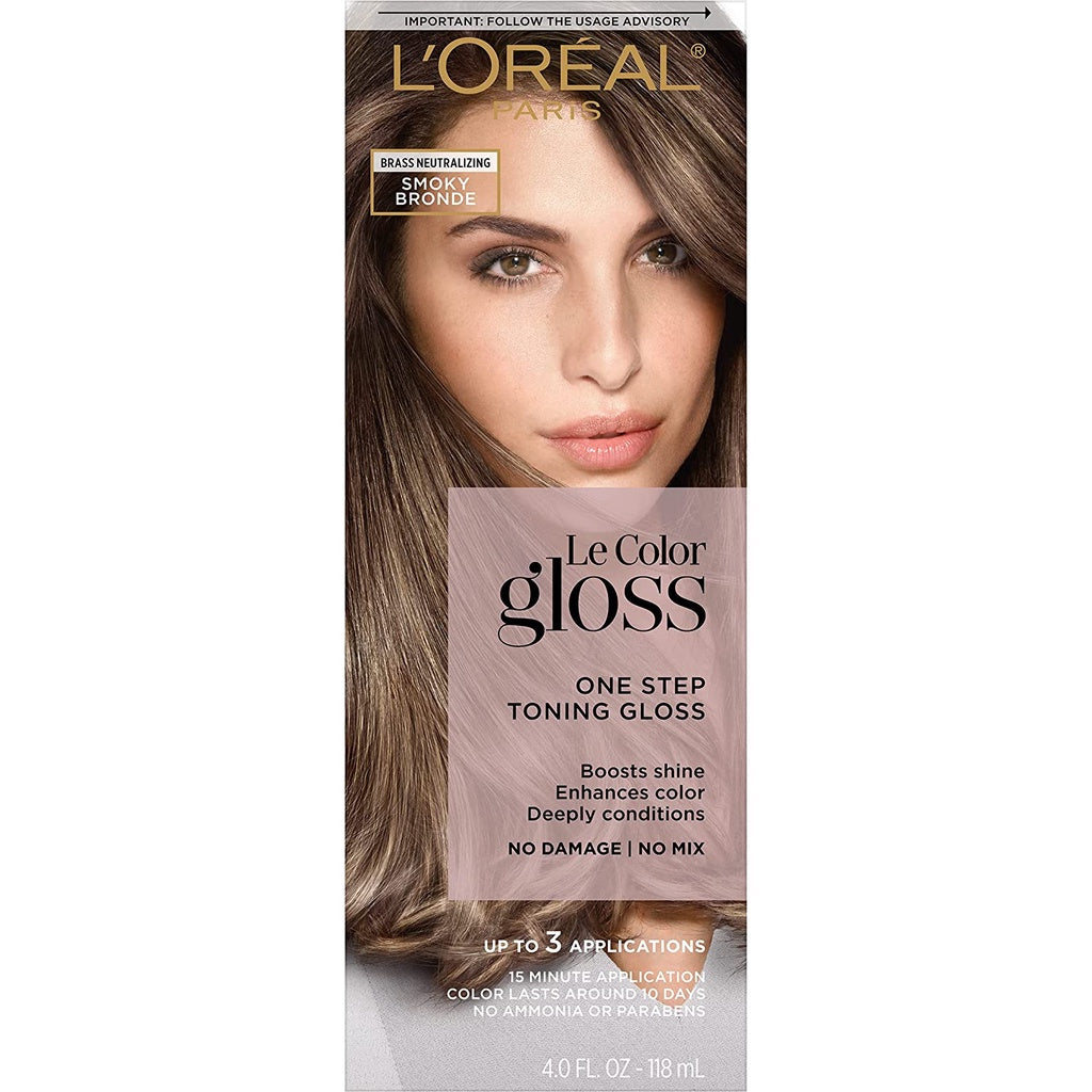 L'Oreal Paris Le Color One Step Toning Gloss Smokey Bronde 118 mL