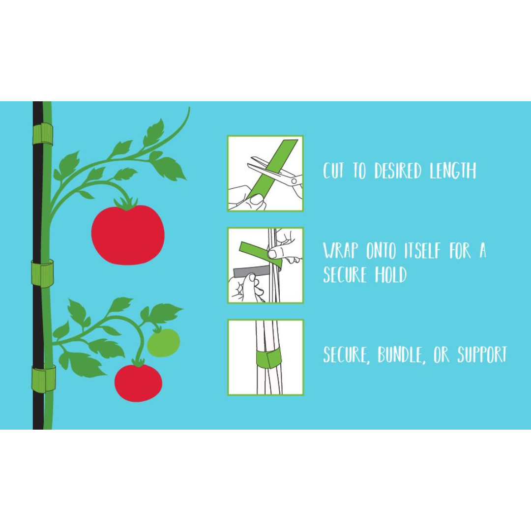 Velcro Brand One-Wrap Garden Ties Cut-to-Length Tape, 75 ft x 1/2 inch