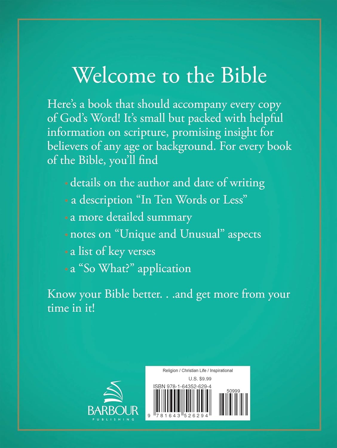 Know Your Bible Large Print Edition Paperback