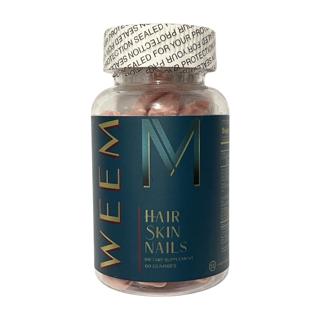 Weem Hair Skin Nails Supplement 60 Gummies
