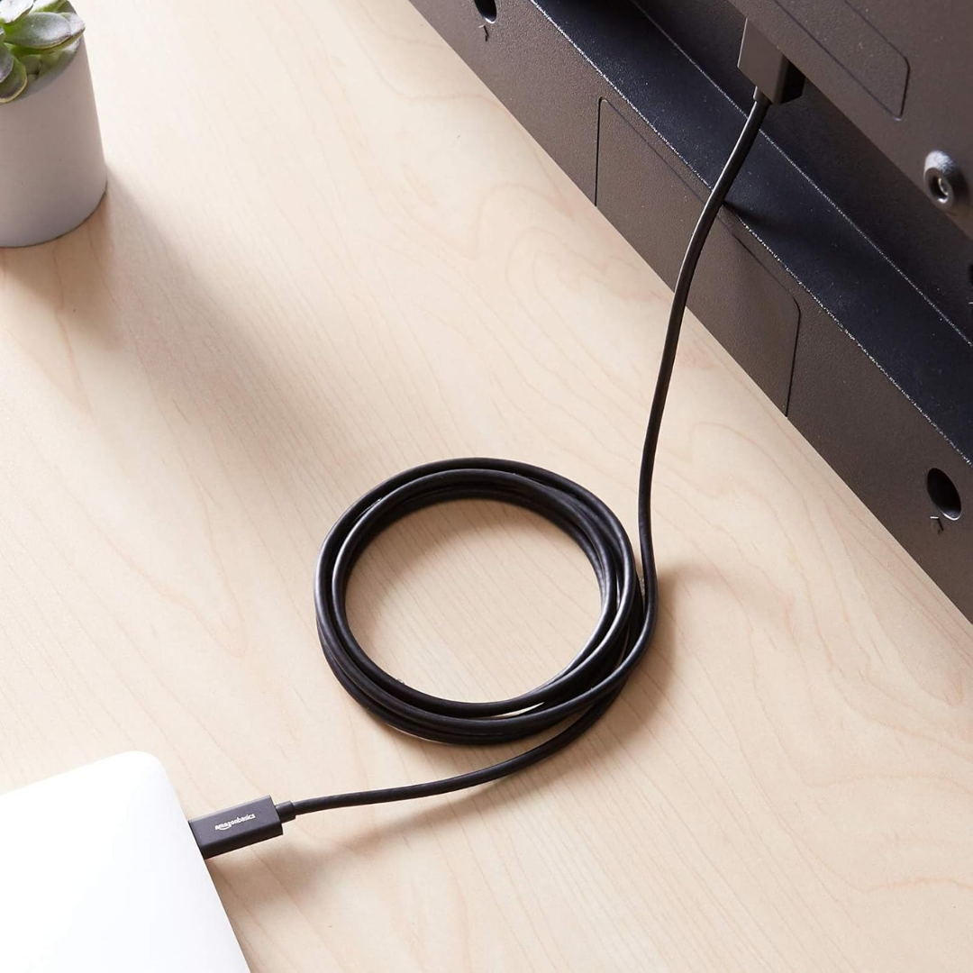 AmazonBasics USB-C to HDMI Cable Adapter, 6 ft / 1.8 m
