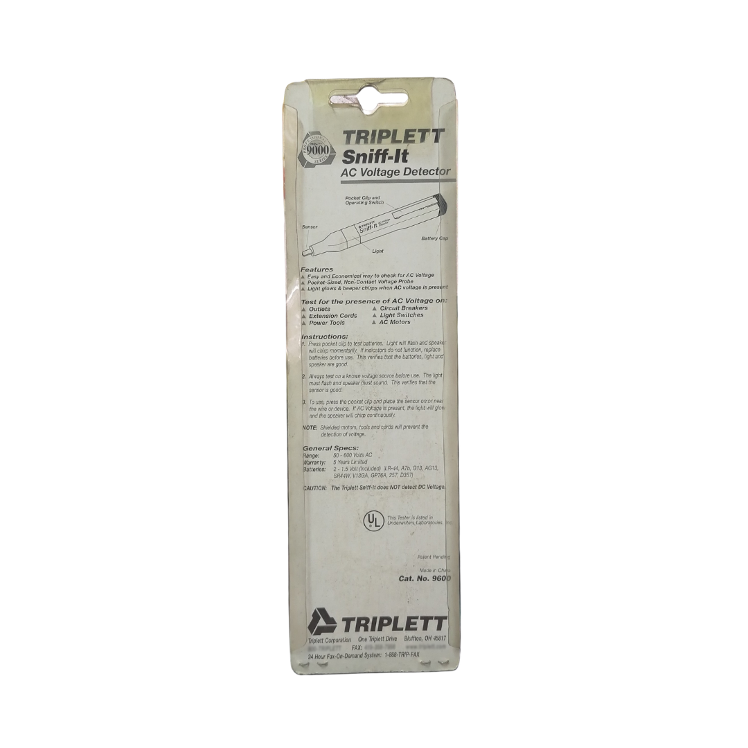 Triplett Sniff-It AC Voltage Detector (NO BOX) Battery not Included