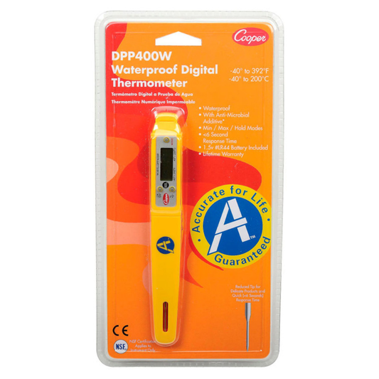 Cooper DPP400W Waterproof Digital Thermometer, 1 Count