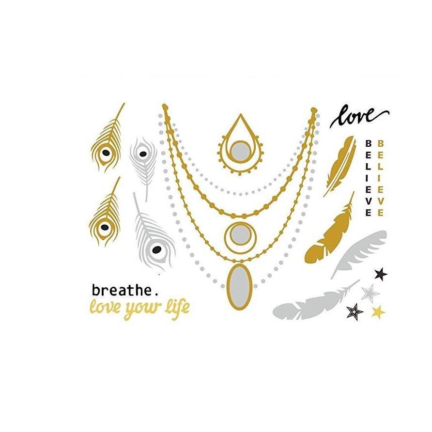 Jewelry Inspired Temporary Flash Tattoo TJ006