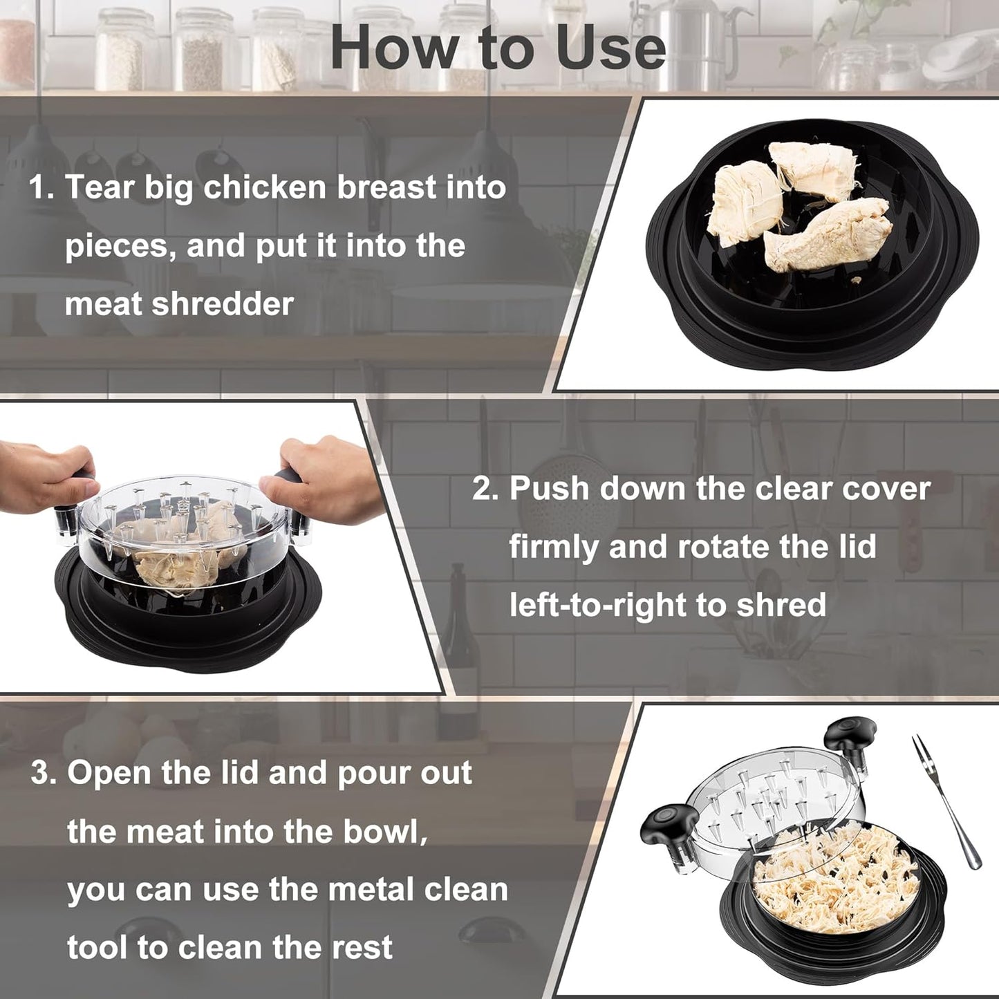 Suretivian Chicken Shredder MKQ2023-1