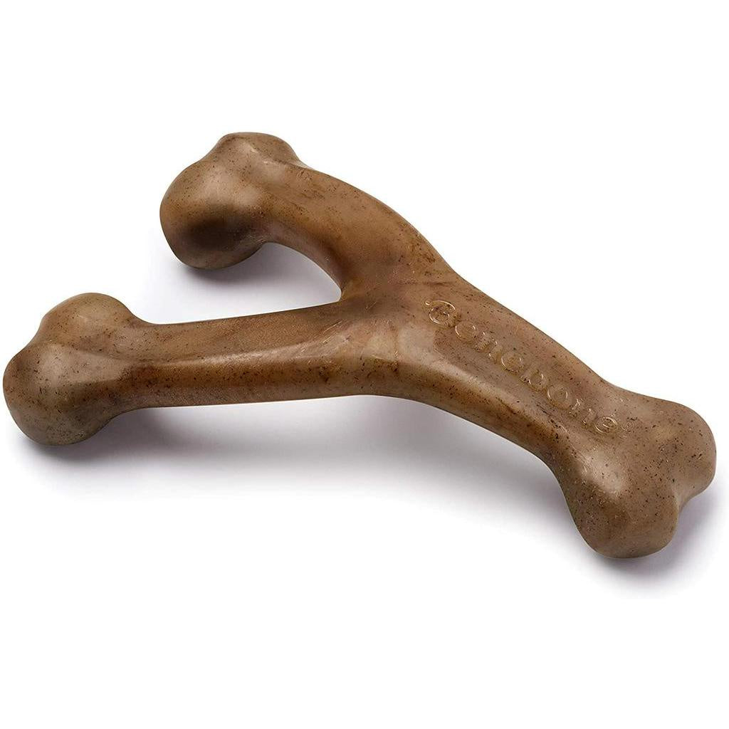 Benebone Wishbone Aggressive Chew Toy, Medium, Real Bacon Flavor