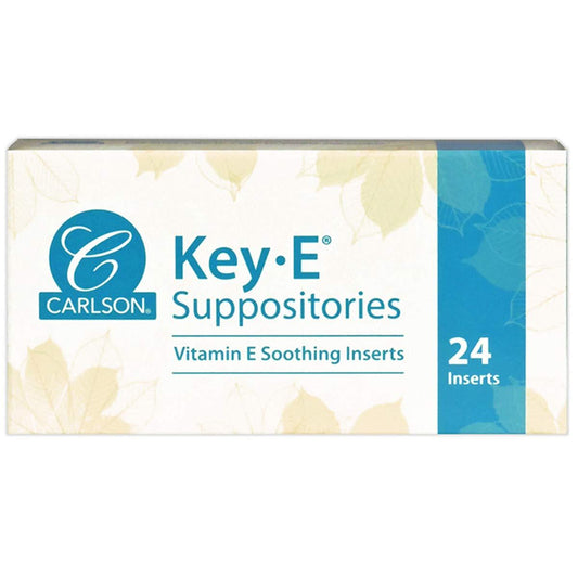 Carlson Vitamin E 30 IU Vaginal and Rectal Suppositories Box of 24