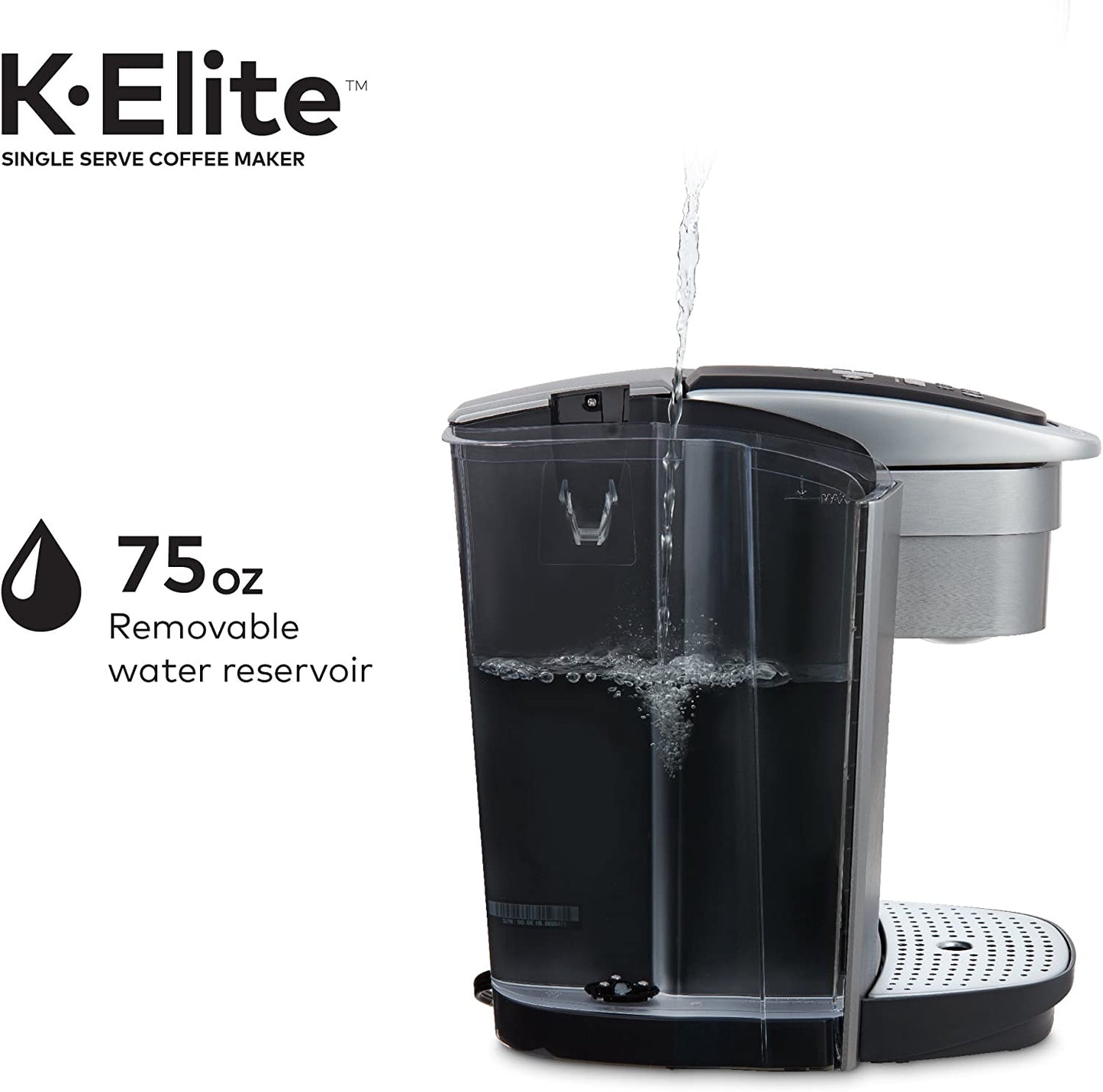 Keurig K-Elite Coffee Maker Single Serve K-Cup Pod Coffee Brewer With Iced Coffee Capability