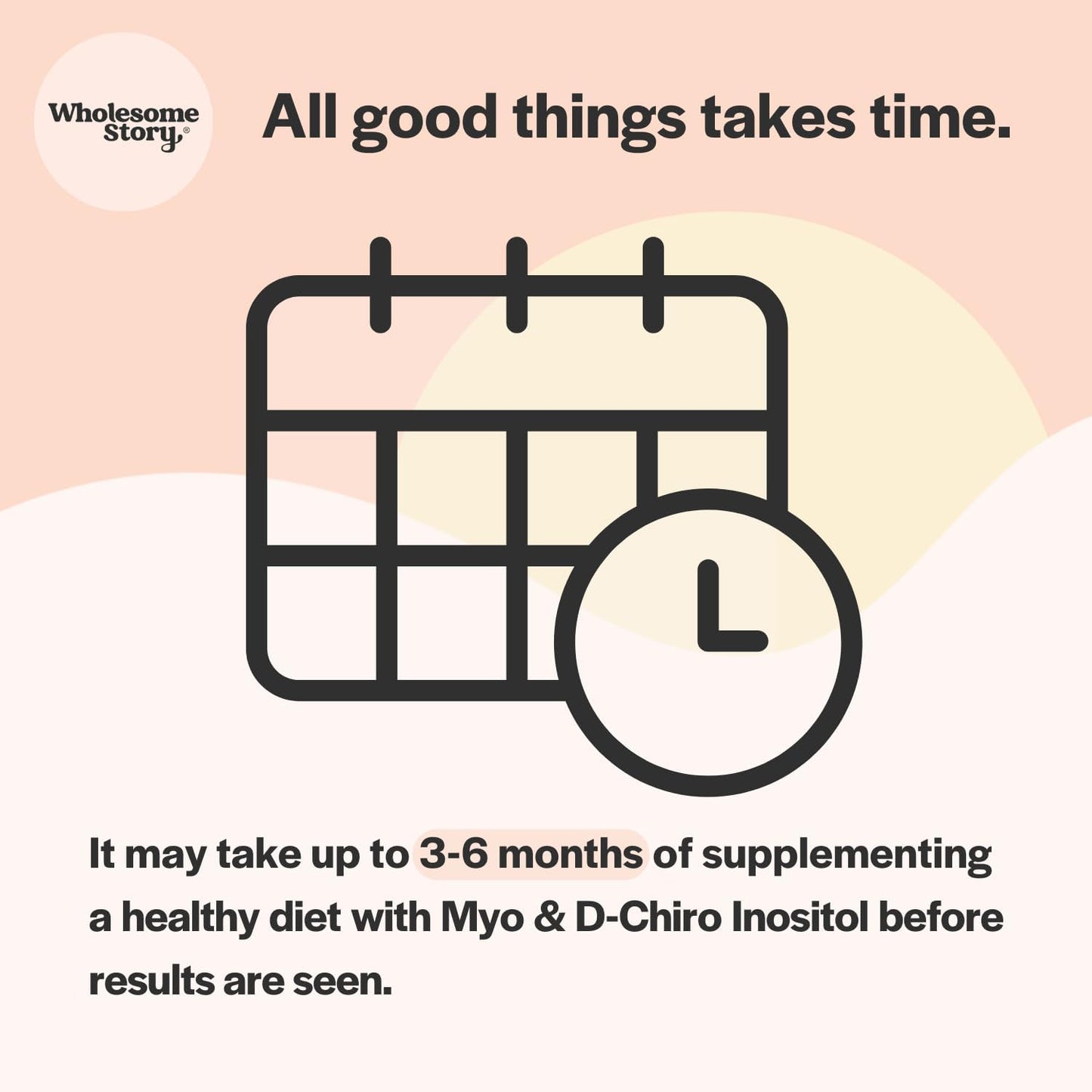 Wholesome Story Myo & D-Chiro Inositol Supplement 12 Vegetarian Capsules