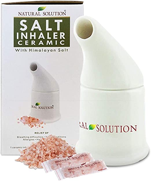 Natural Solutions Himalayan Salt Inhaler Respiratory Aid Pink