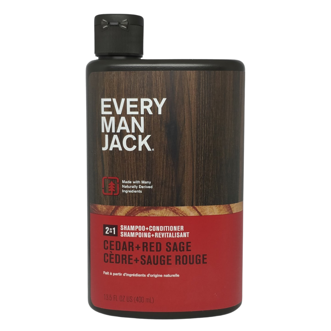 Every Man Jack 2in1 Shampoo + Conditioner, 13.5 oz / 400 ml