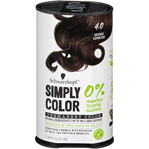 Schwarzkopf Simply Permanent Color with 0% Ammonia Silicone (1 Application)