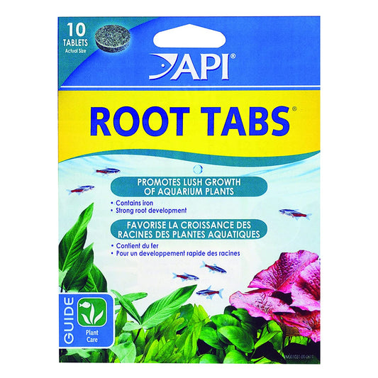 API Root Tabs Promotes Lush Growth Of Aquarium Plants Plant Care 10 Tablets