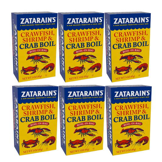 Zatarian's Crawfish, Shrimp & Crab Boil-In-Bag 85g (6 Pack)