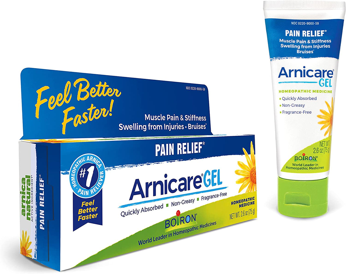 Boiron Arnicare Gel, Topical Gel 2.6 Oz (PACKAGING MAY VARY)