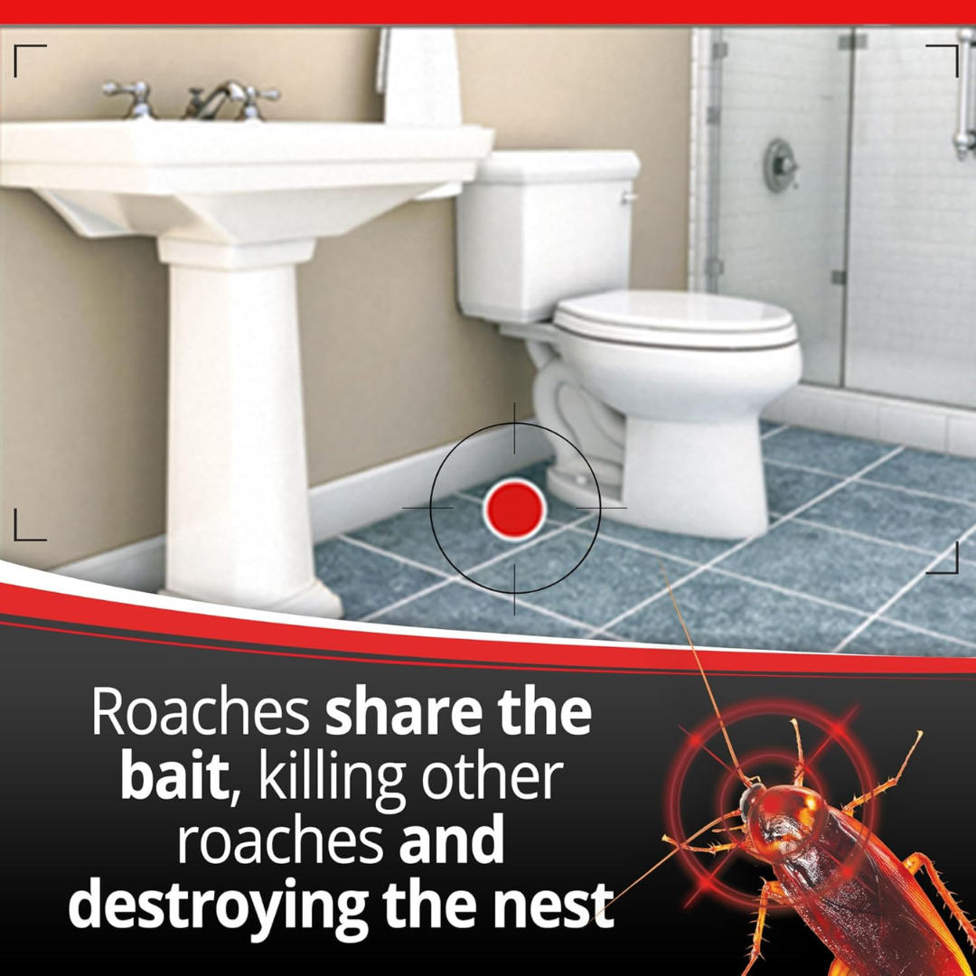 Combat Max Roach Killing Bait for Large Roaches, 2 Bait Stations