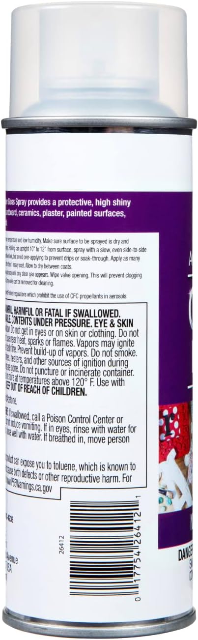 Aleene's Spray Acrylic Sealer, Gloss Finish, 170 g / 6 oz