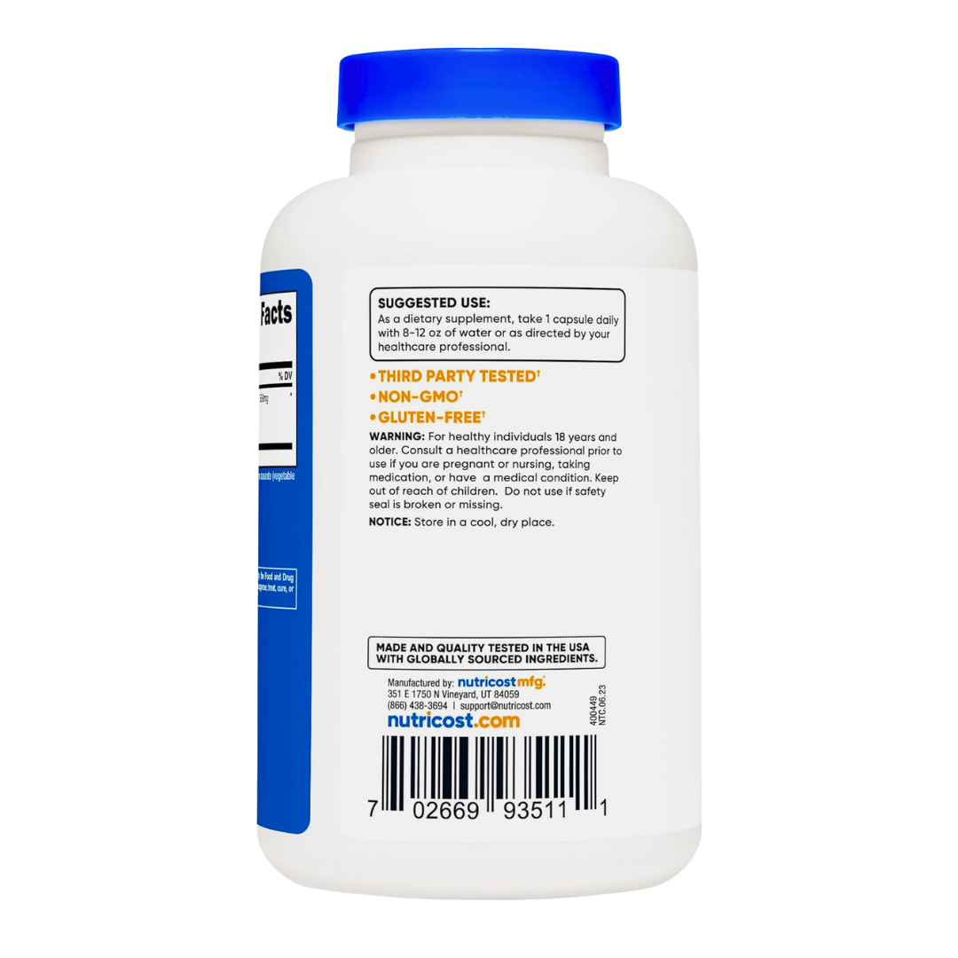 Nutricost Ginger Root Extract 2,200mg Supplement 240 Capsules