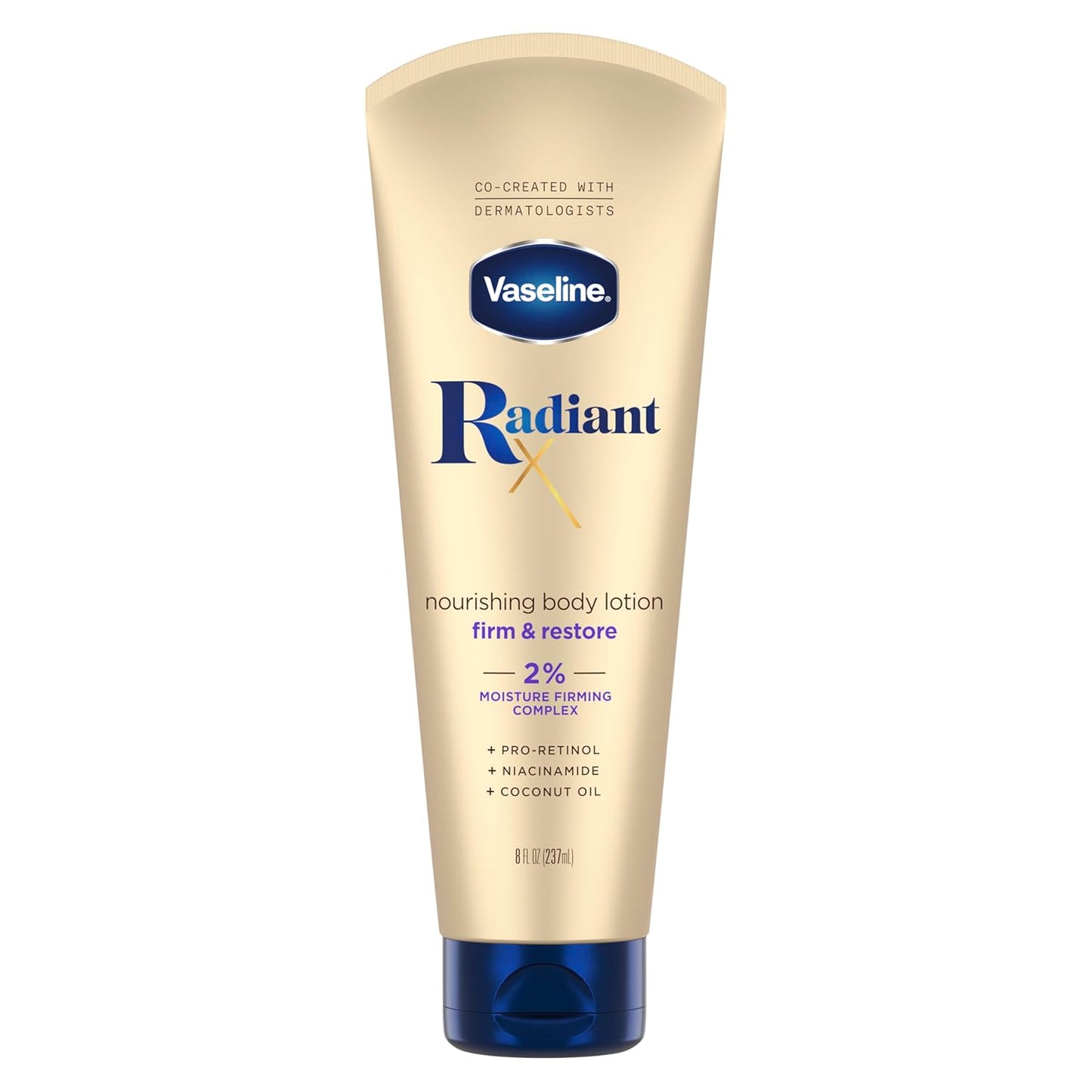 Vaseline Radiant X Firm & Restore Nourishing Body Lotion, 8 oz / 237 ml