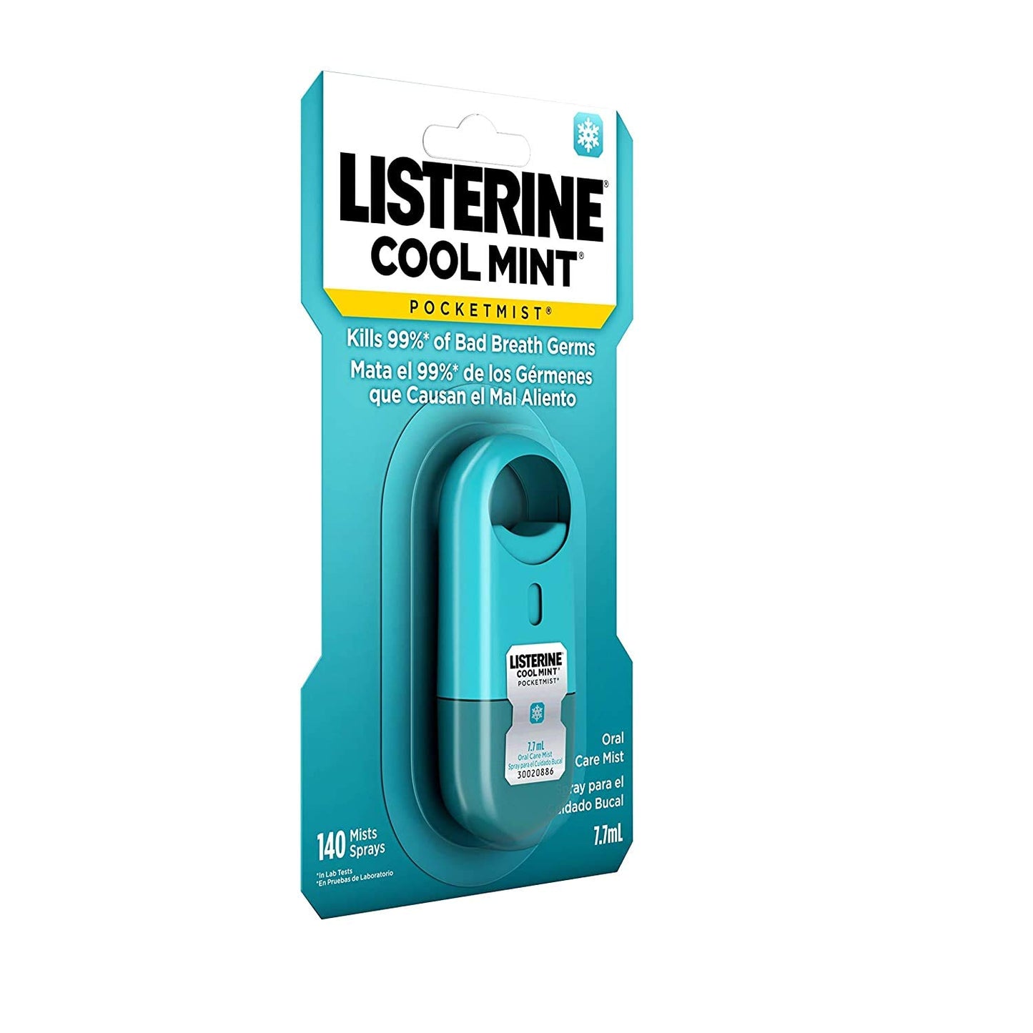 Listerine Cool Mint Pocketmist 140 Mists Sprays 7.7 ml