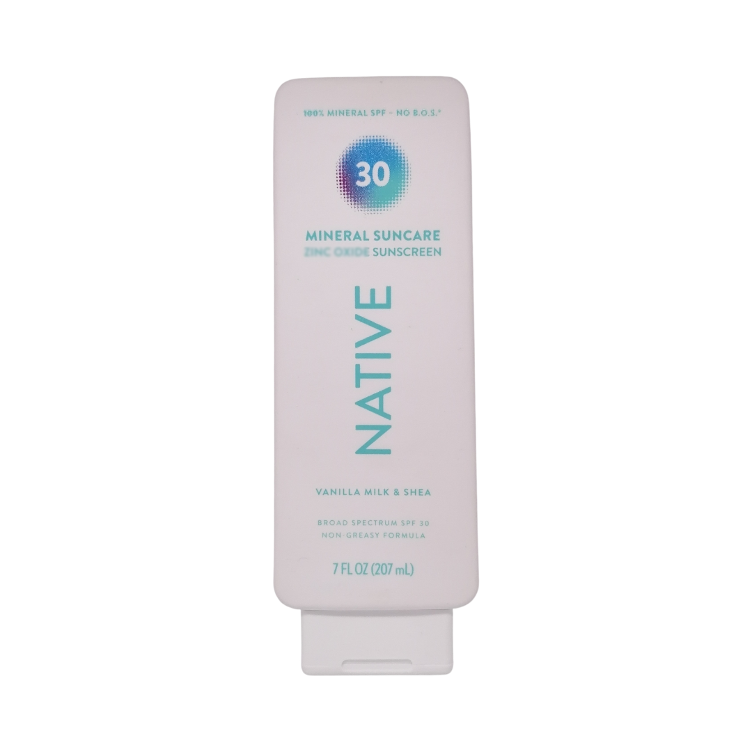 Native Mineral Sunscreen SPF 30, 7 oz / 207 ml