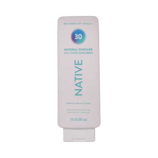 Native Mineral Sunscreen SPF 30, 7 oz / 207 ml