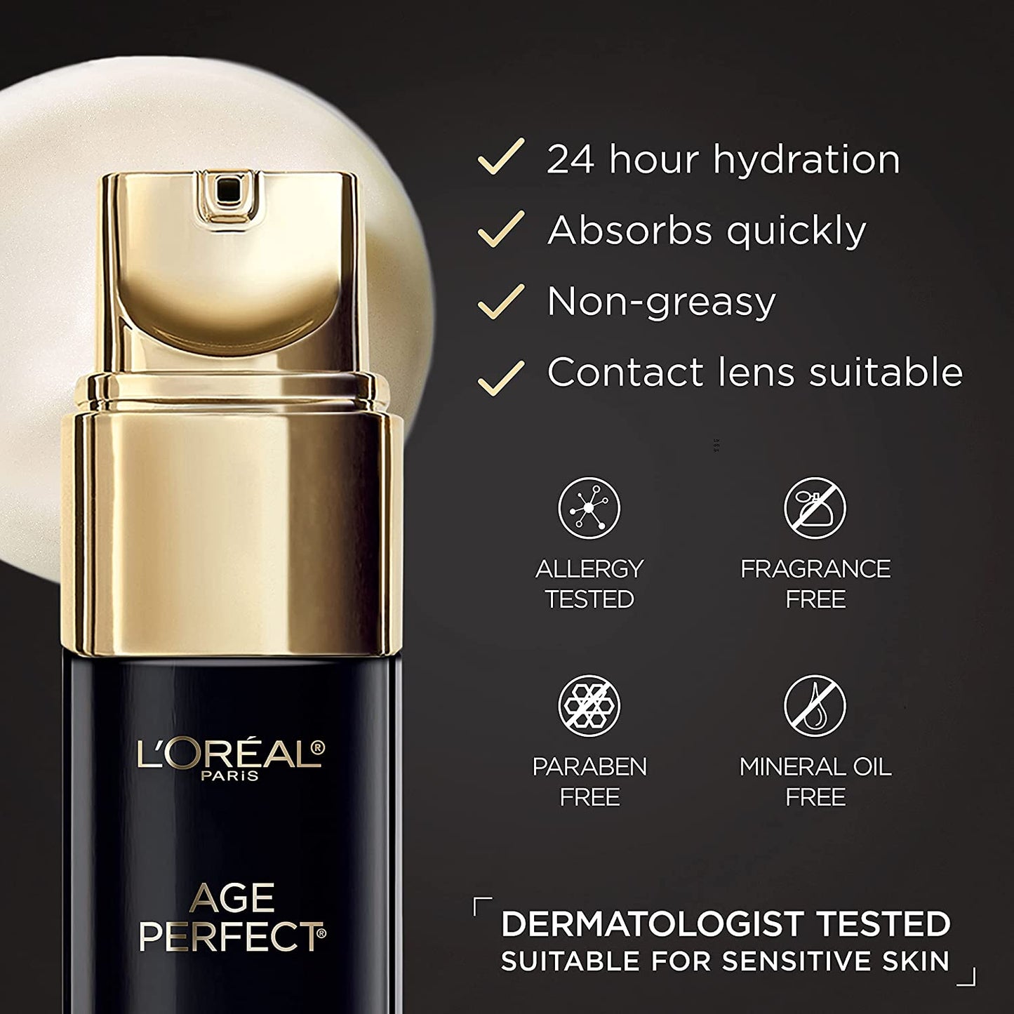 L'Oreal Paris Age Perfect Cell Renewal Anti-Aging Eye Cream Antioxidant Recovery Complex 0.5fl oz