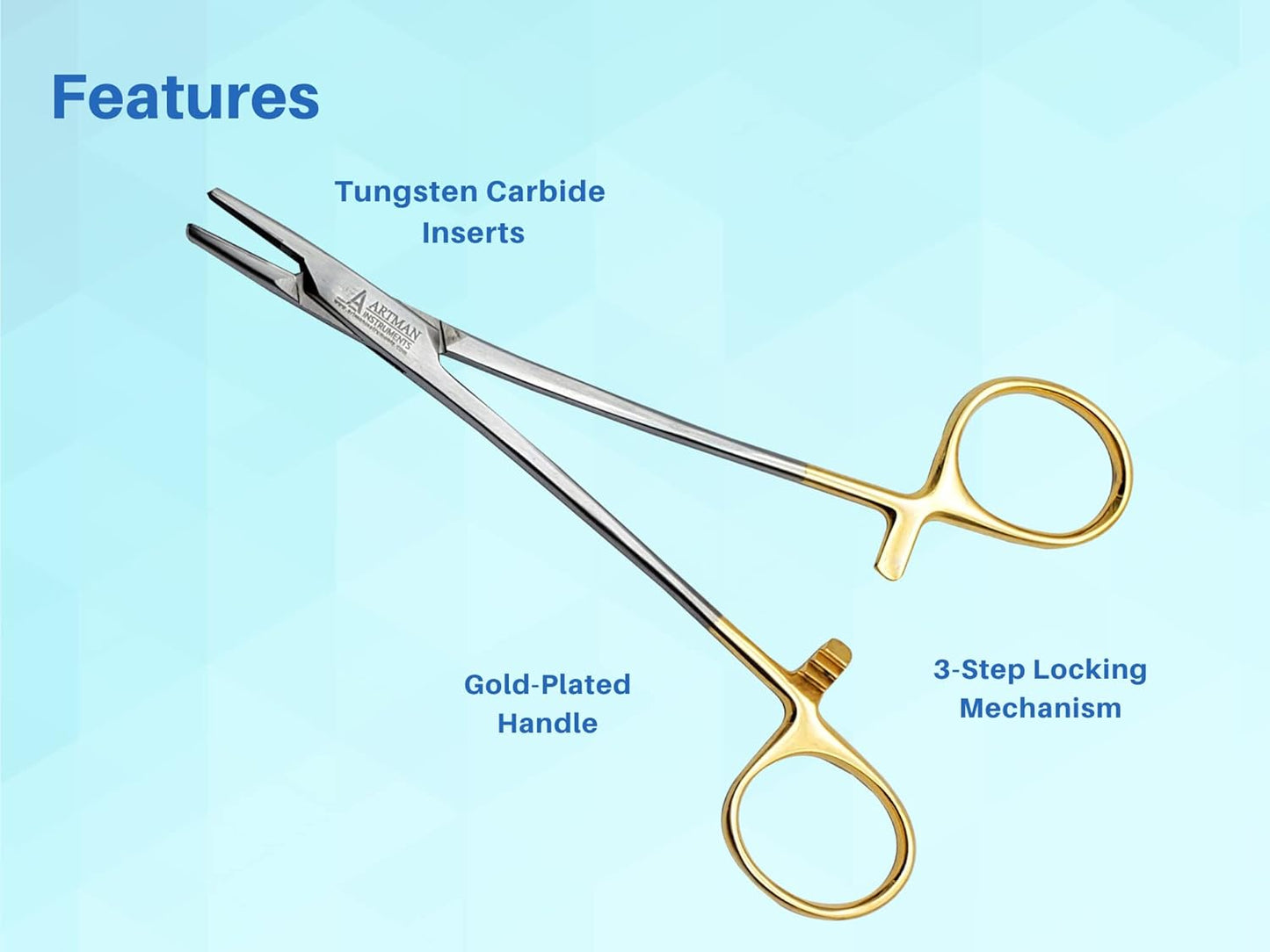 Artman Instrument Mayo Hegar Surgical Needle Holder