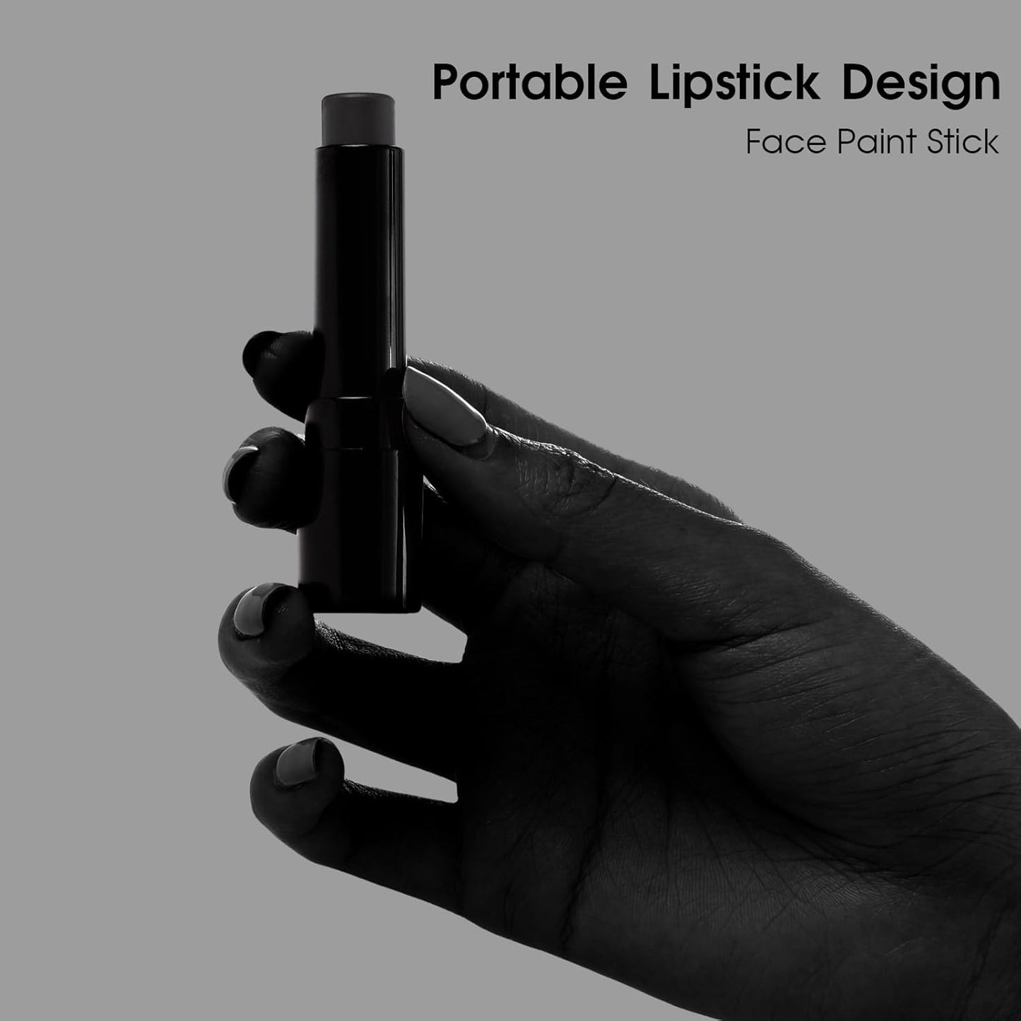 Badcolor Face and Body Paint Stick, 01 Black, 3 g / 0.10 oz.