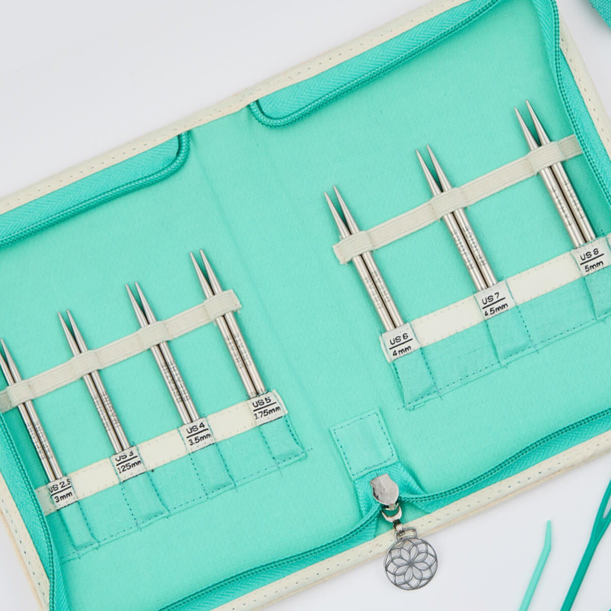 KnitPro The Mindful Collection  Stainless Steel Interchangeable Needles, 10cm/4"