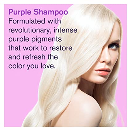 Bold Uniq Purple Shampoo For Blonde, Platinum & Gray/Silver Hair Removes Brassy & Yellow Tones 8 Oz