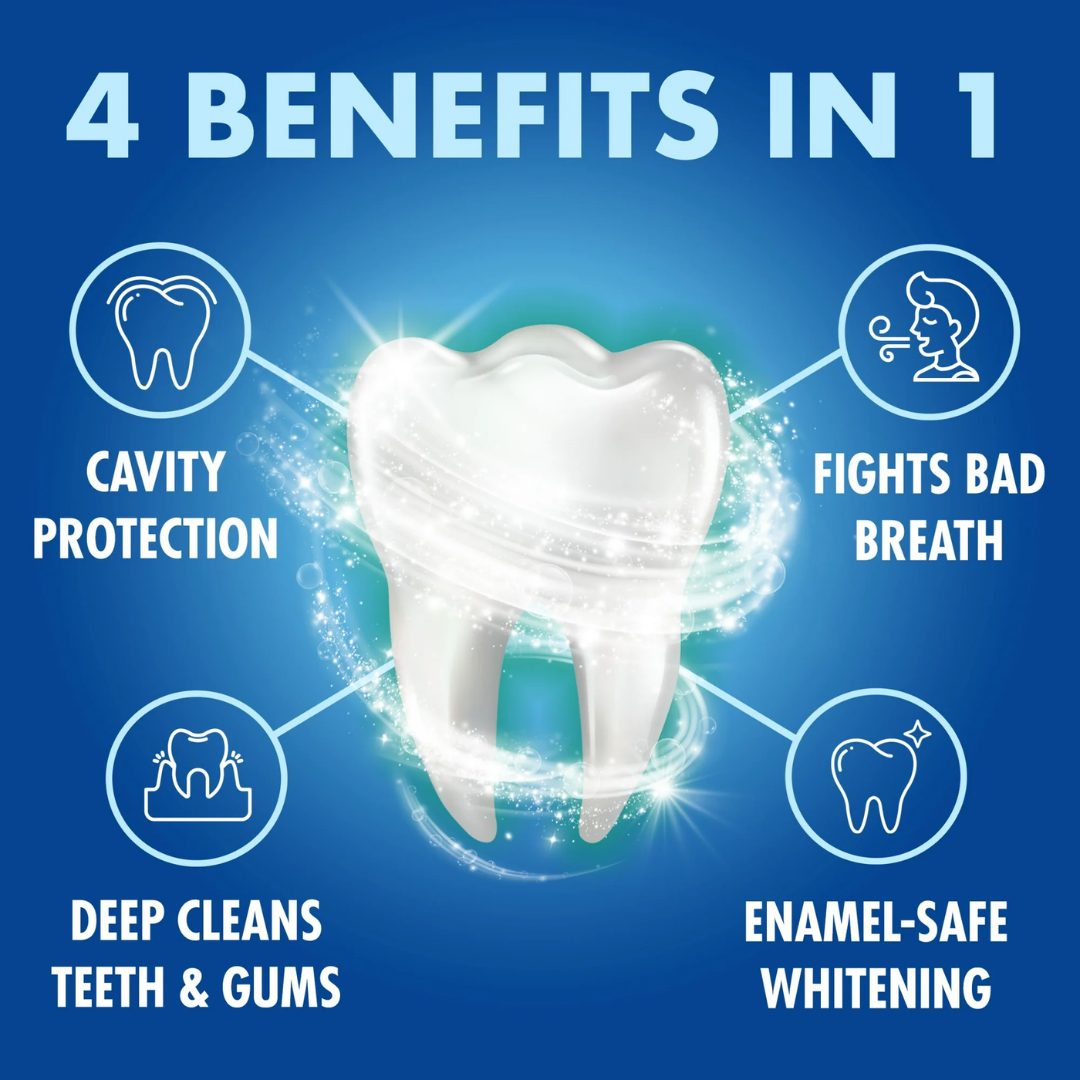 Arm & Hammer plus TheraBreath Fresheners Whitening Invigorating Icy Mint Toothpaste, 5.5 oz / 156 g