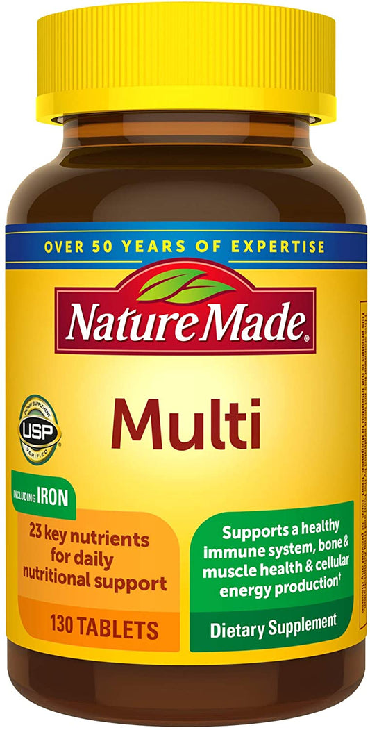 Nature Made Multi Complete with Iron 130 Tablets